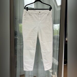 Talbots White Slim Ankle Skinny Jeans